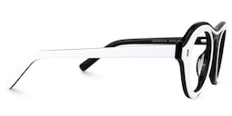 Milan Round White Glasses2