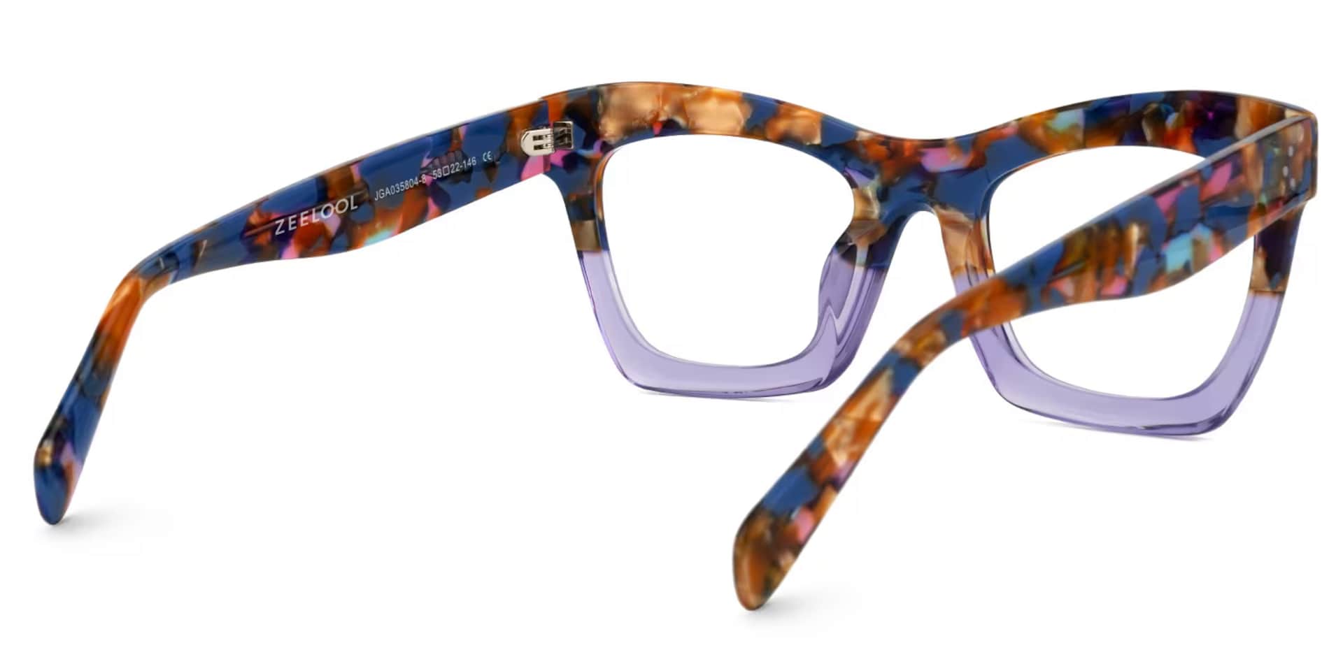 New Arrival Purple Color for Benitez Frame Glasses | Zeelool3