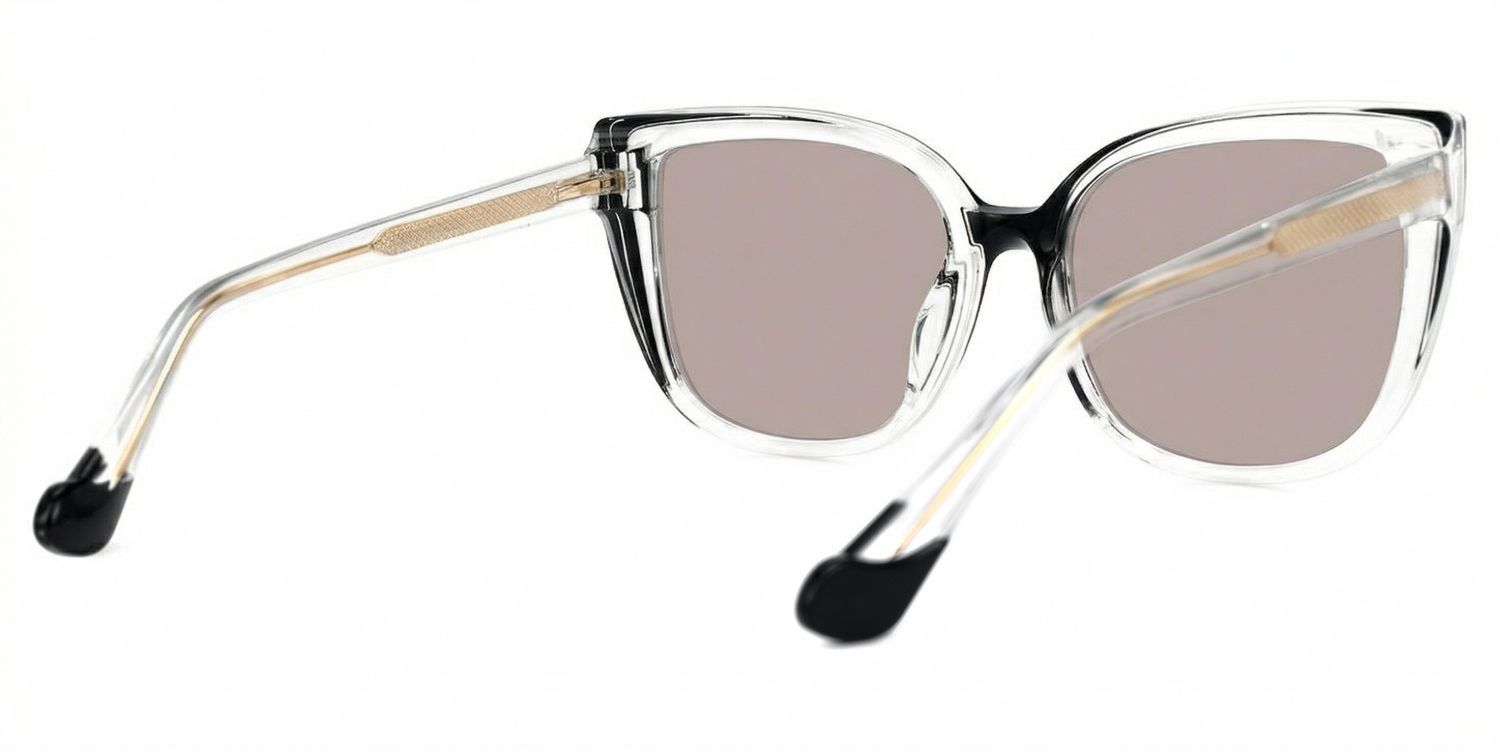 Fenn Clear Cat Eye Sunglasses to Frame Your Face | ZEELOOL3