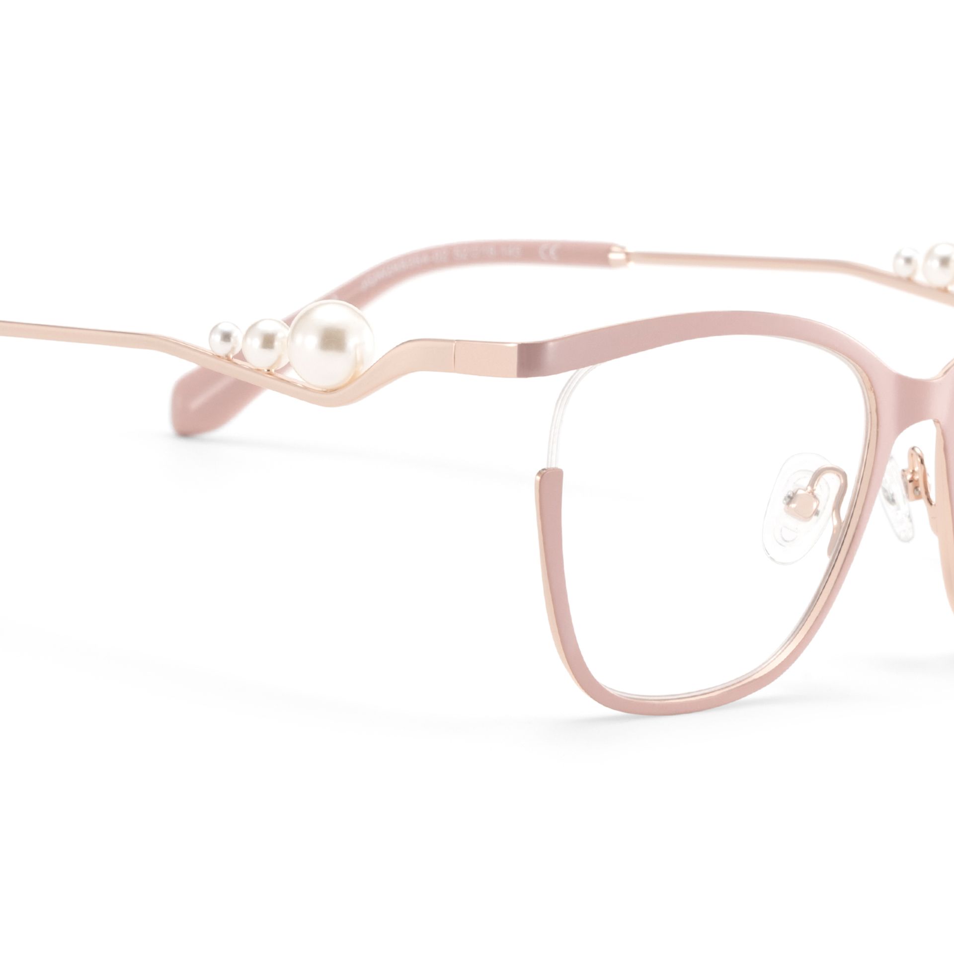 Aria Eyeglasses in Round Pink Frame | Zeelool6