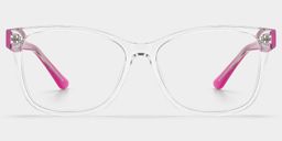 Eva Clear Rectangle Glasses1