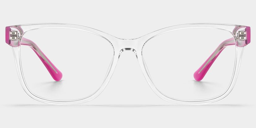 Eva Clear Rectangle Glasses