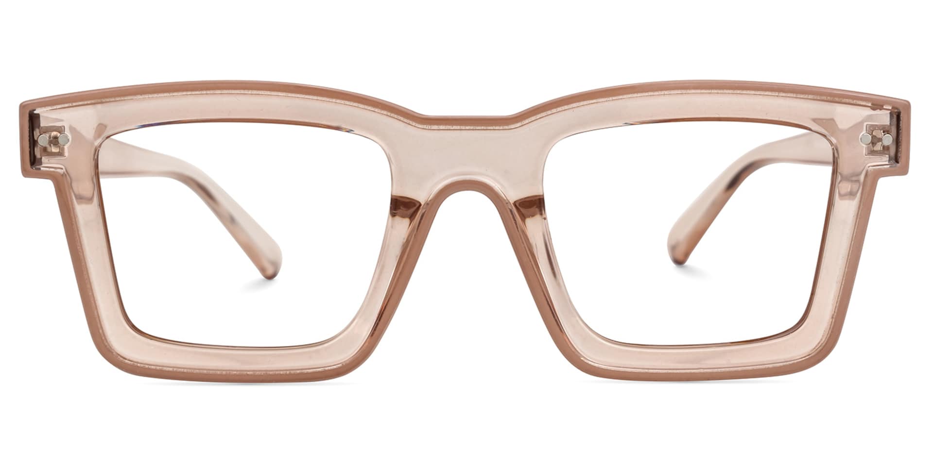 Square Kristan Brown Glasses for sale -Zeelool Glasses0