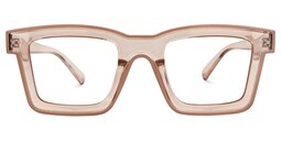 Kristan Square Brown Glasses0