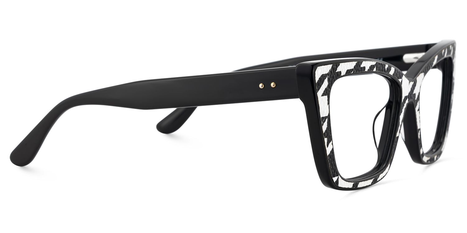 Black White Frame Glasses - Mcnatt on Sale | Zeelool5
