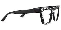 Mcnatt Cateye Black White Glasses5