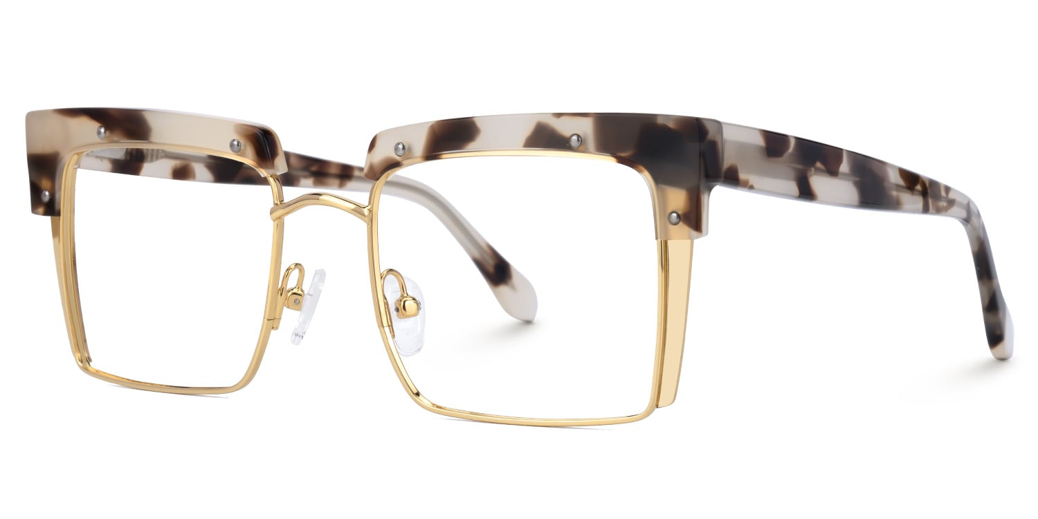 Cordaro Square Tortoise Frame Eyeglasses