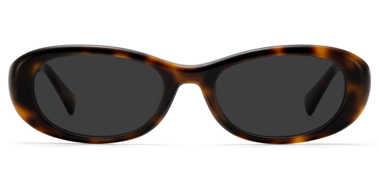 Catherine Tortoise Oval Frame Glasses Online | ZEELOOL