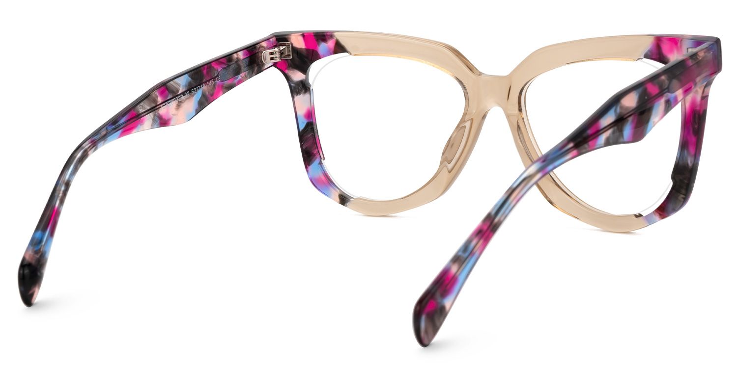 Busby Designer Eyeglasses in Butterfly Beige Frame3