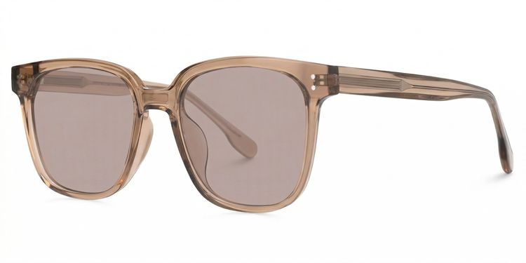 Donnalyn Brown Square Sunglasses