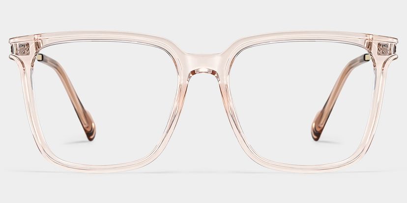 Zeyna Square Beige Glasses