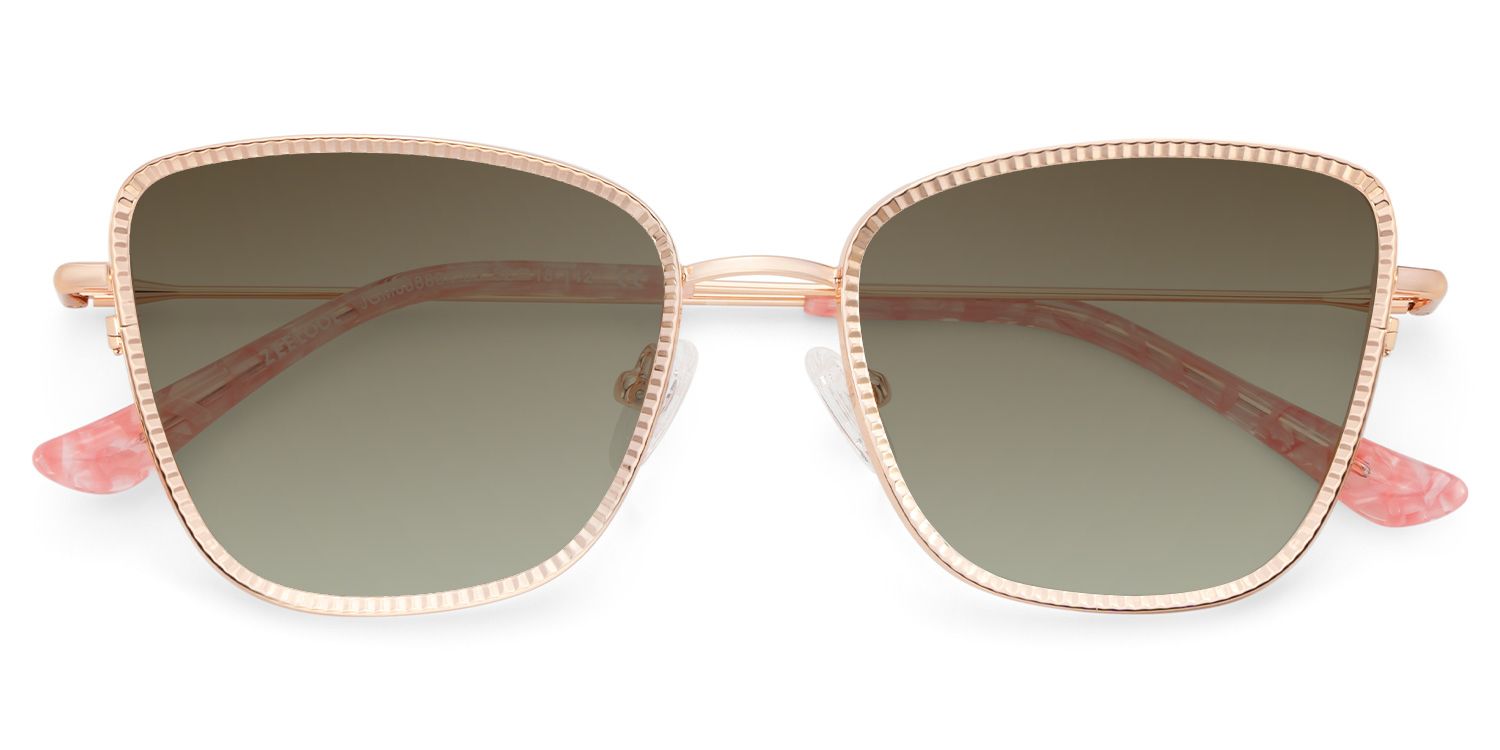 Rose Gold Metal Glasses Frames1