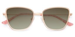 Solimar Square Rose Gold Sunglasses1
