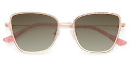 Solimar Square Rose Gold Sunglasses1