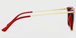 Selena Rectangle Red Glasses3