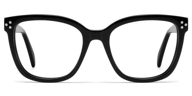 Scarlett Square Black Glasses