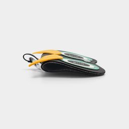 Black Yellow Owl Shape Eyeglasses Bag With Hook4