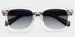 Connor Rectangle Clear Glasses1