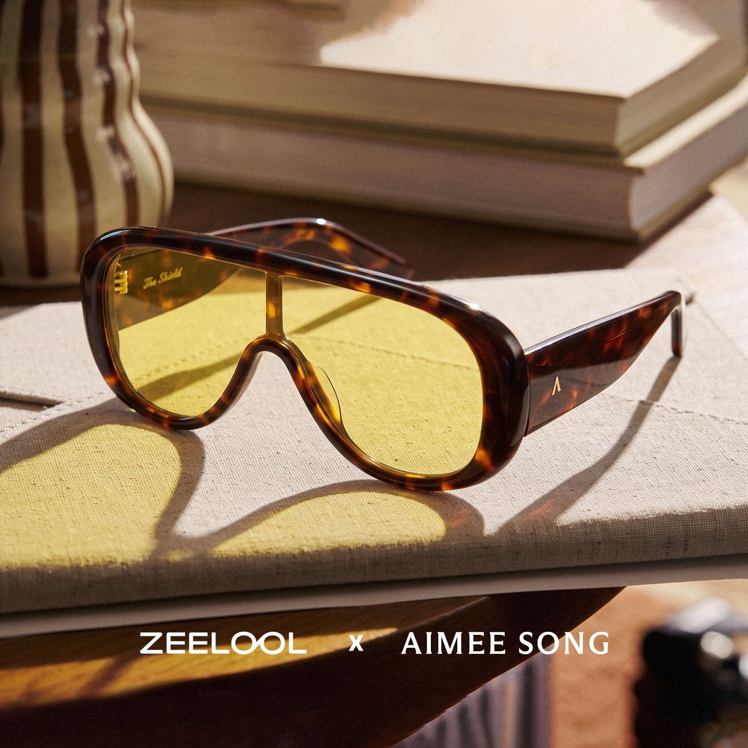 ZEELOOL x Aimee Song The Shield Tortoise Sunglasses