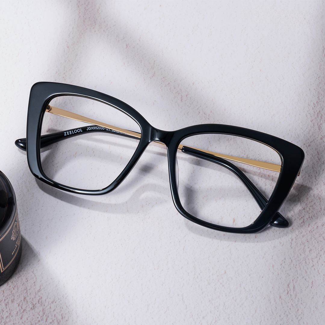 Sheyla Black Cat Eye Frames For Women | Zeelool0