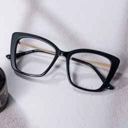 Sheyla Cateye Black Glasses0