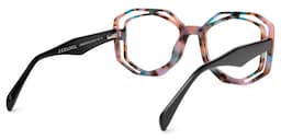 Bobbie Geometric Pink-Tortoise Glasses3