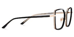 Jill Square Black Glasses3