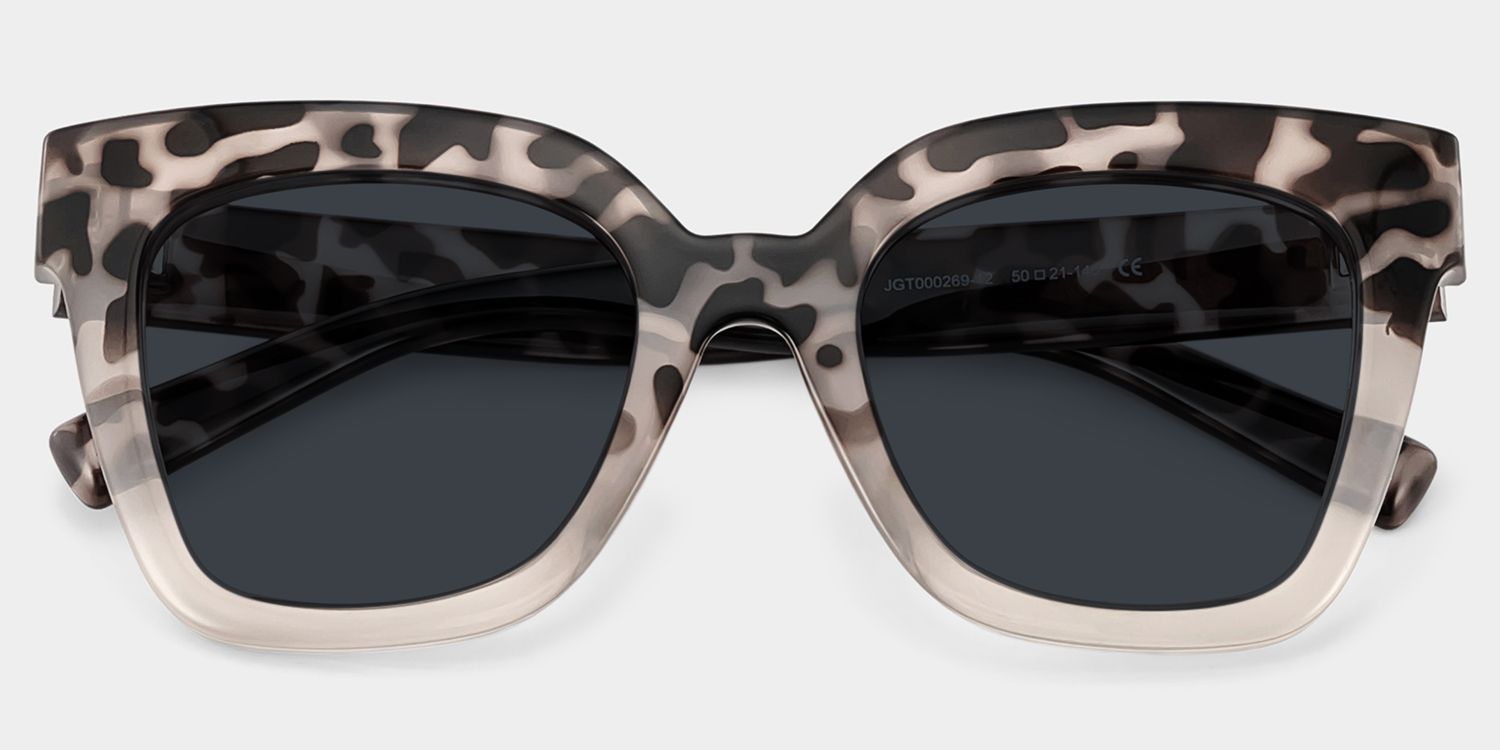 Malcolm Tr90 Two-Tone Square Frame Sunglasses | ZEELOOL1