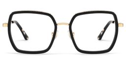 Fiona Square Black Glasses4