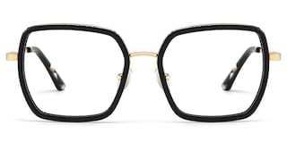 Fiona Square Black Glasses4