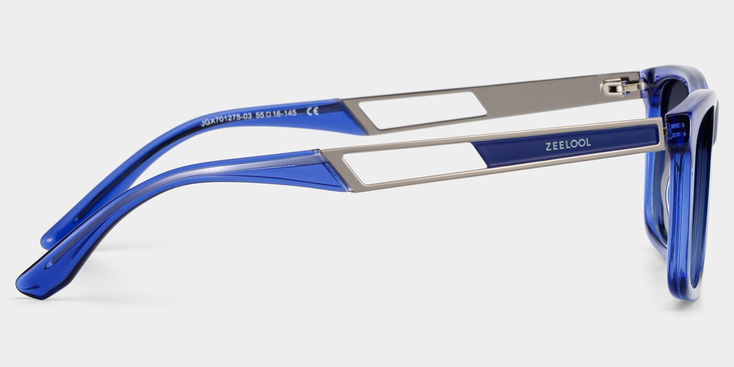 Morgan blue rectangle glasses Online | ZEELOOL3