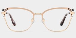 Mariana Rectangle Pink Glasses1