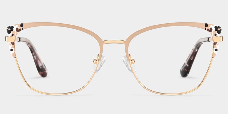 Mariana Rectangle Pink Glasses good-img