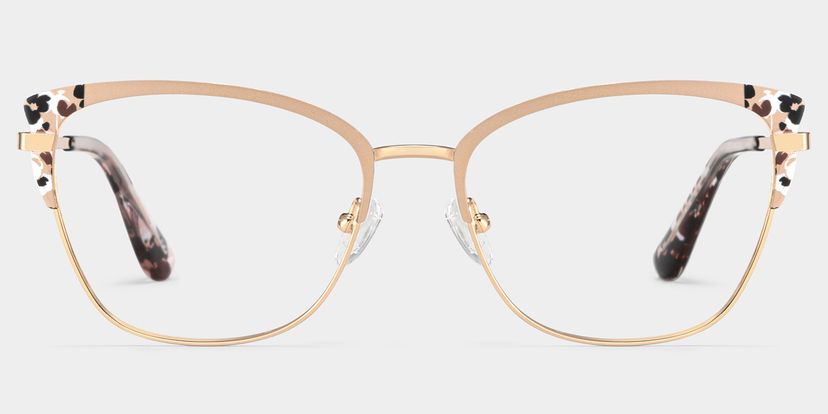 Mariana Rectangle Pink Glasses