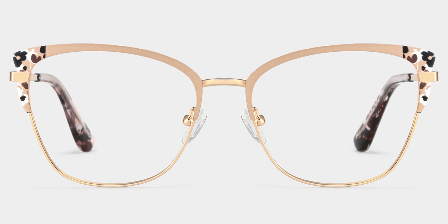 Mariana Rectangle Pink Glasses