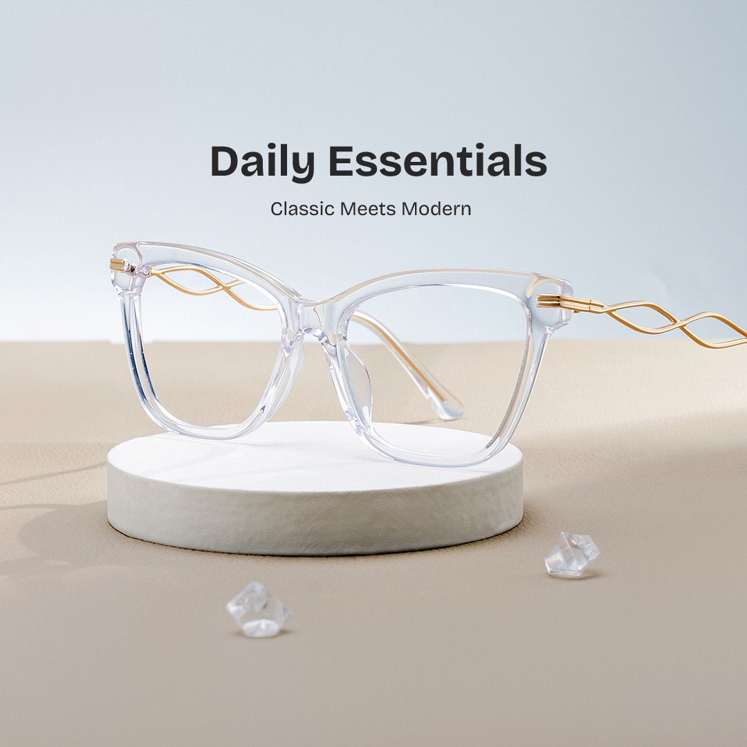 Mason Eyeglasses in Cat eye Clear Frame | Zeelool0