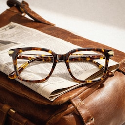 Thomas Rectangle Tortoise Glasses0