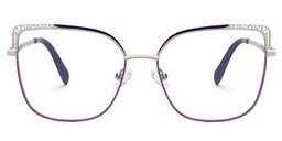 Marlisa Square Purple Glasses0