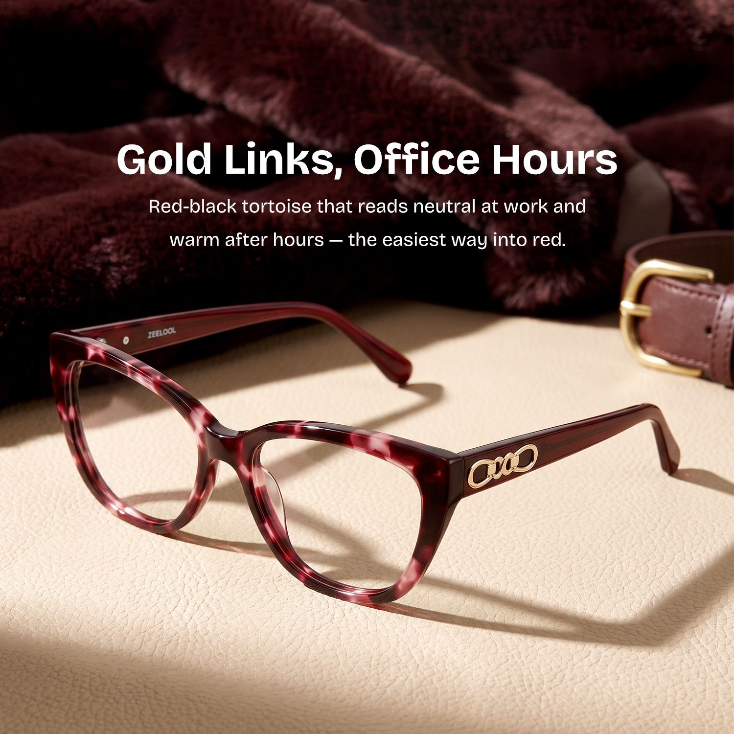 Isadora Tortoise Cat-Eye Glasses | ZEELOOL0