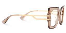 Poutine Square Beige Glasses2