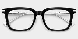 Rayne Black Square Glasses2