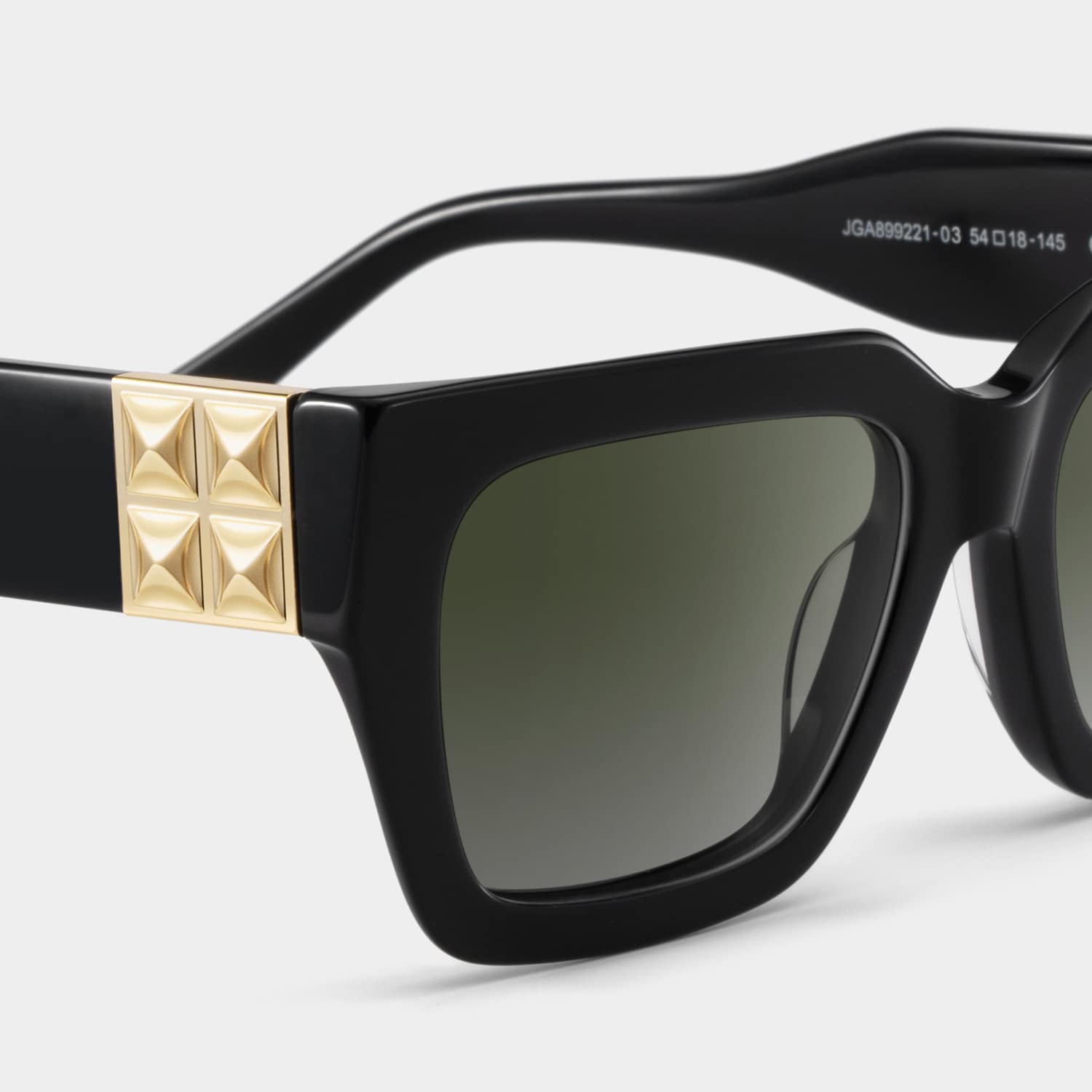 Maddox Square Black Polarized Sunglasses6