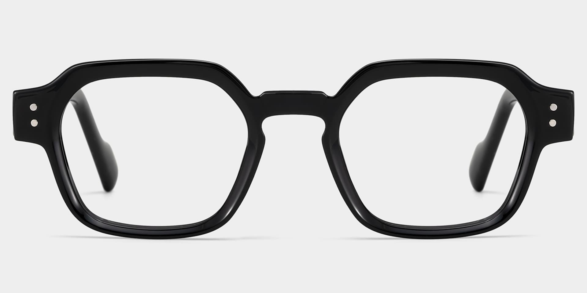 Joy Black Frame Glasses with Geometric Frame Online | ZEELOOL0