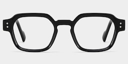 Joy Geometric Black Glasses0