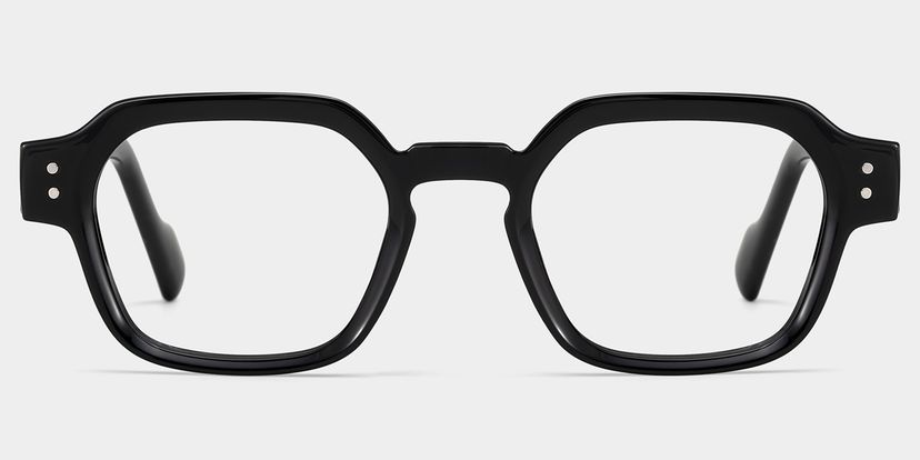 Joy Geometric Black Glasses