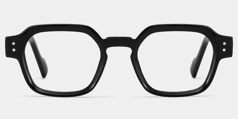 Joy Geometric Black Glasses