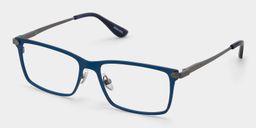 Alexander Rectangle Blue Glasses3