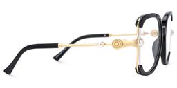 Jeania Square Black Glasses2