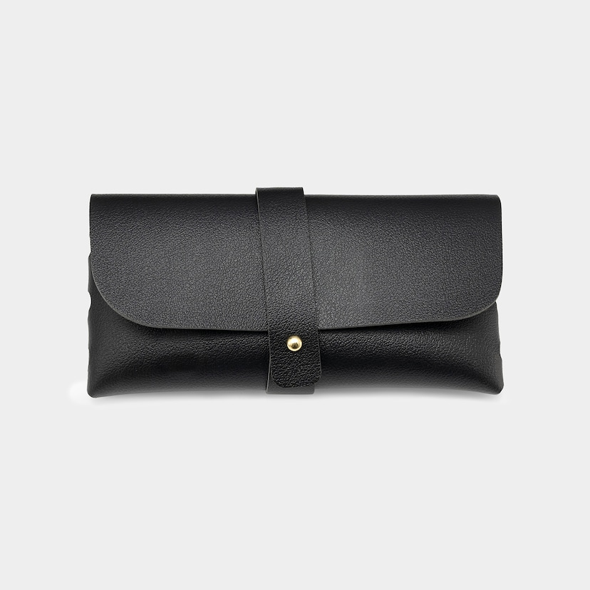 Black Man-made Leather Box