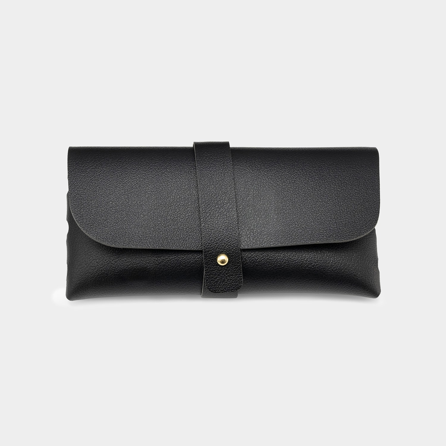 Black Man-made Leather Box